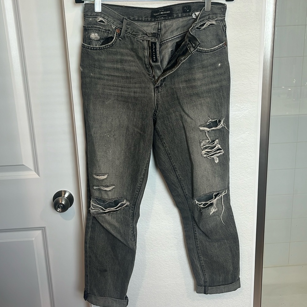 Lucky brand gray wash jeans